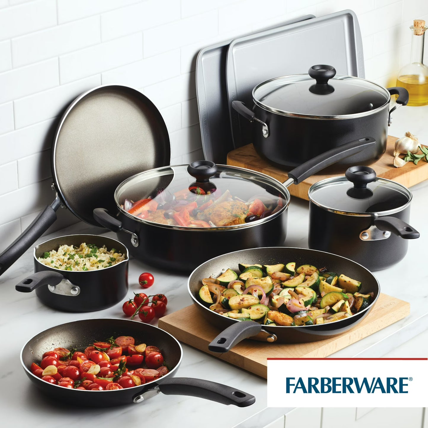 Farberware Easy Clean 22 Pcs Nonstick
