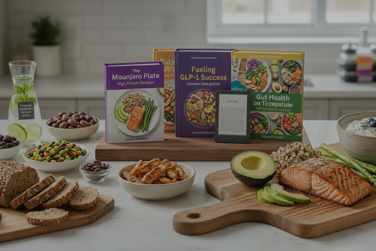 Food Banner with Recipe Books